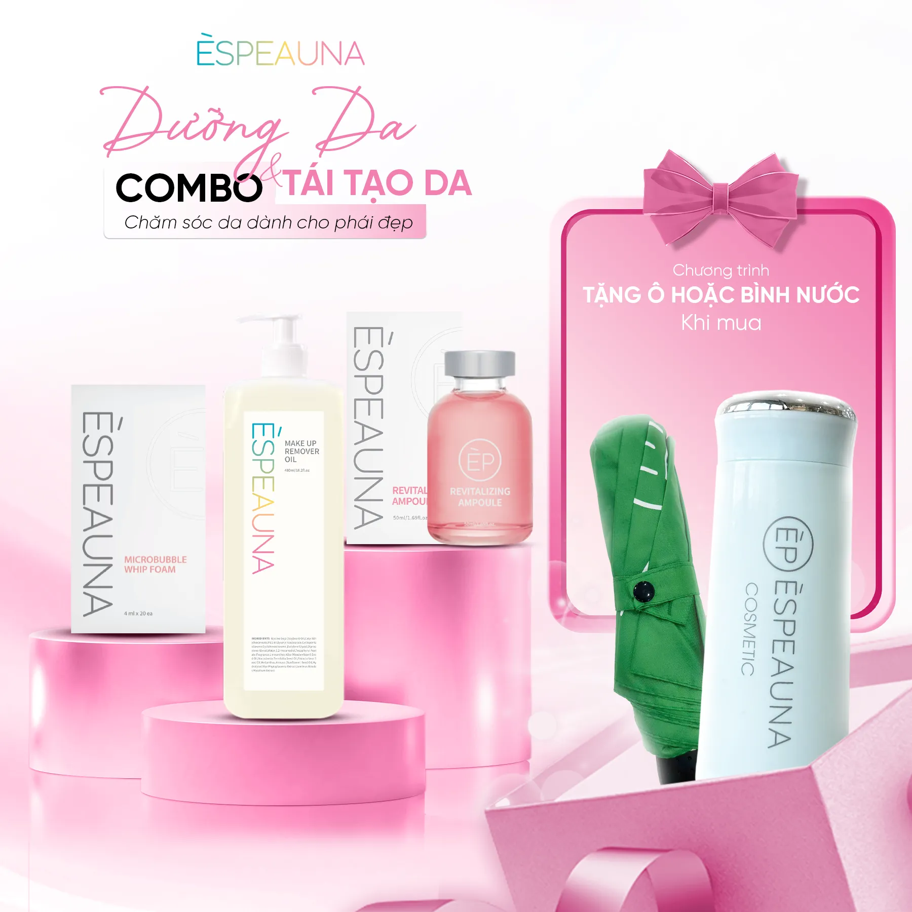 Combo Dưỡng Da Tái Tạo Da